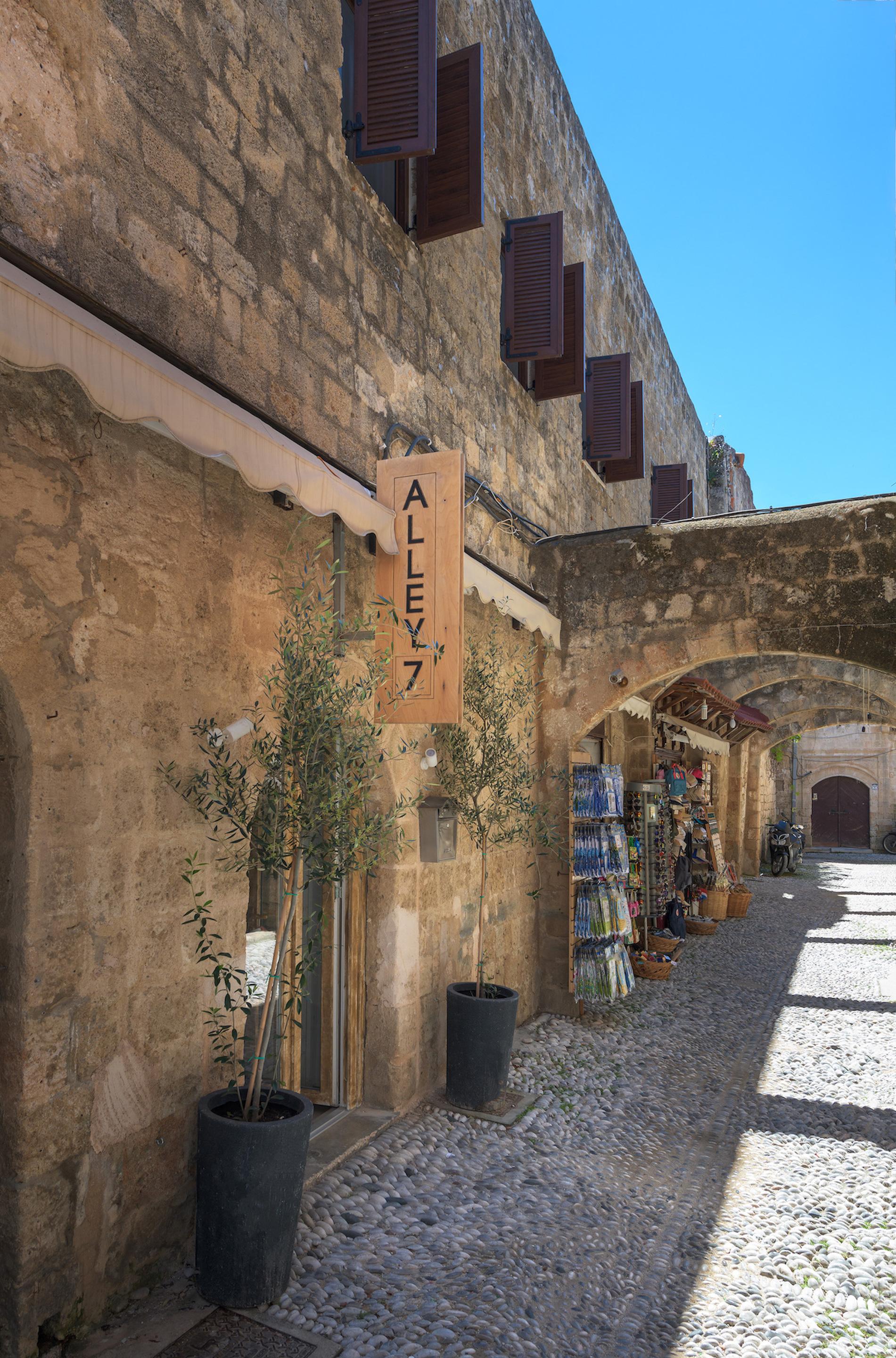 Alley 7, Old Town Rhodes City Exteriér fotografie